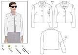 Style Arc Sewing Pattern - Harriet Jacket (Sizes 18-30) - Click for Other Sizes Available