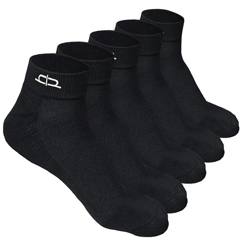 HEELIUM Bamboo Socks for Men | Quarter Ankle Socks | Grip Socks, Odour-Free and Breathable | 3X Softer than Cotton Socks