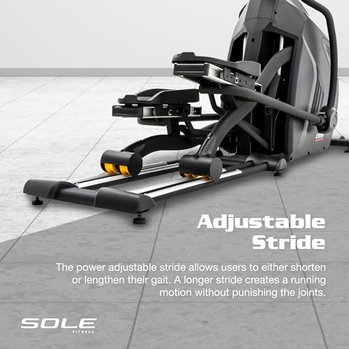 Image of SOLE Fitness Elliptical Exercise Machines, Models E25, E35, E95, E95S, E98, Elliptical Machines for Home Use, Home Exercise Equipment for Cardio Training, Work from Home Fitness Stepper Machine