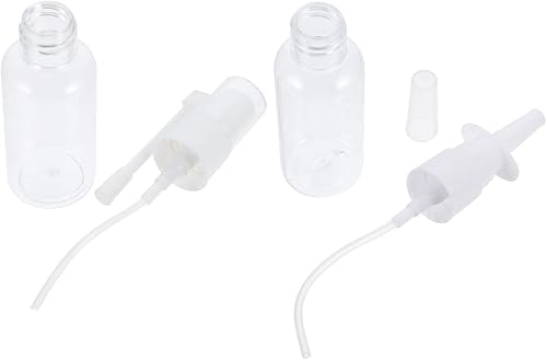Healvian 2 unids spray nasal botella de niebla limpiador de ventosa Enjuague de botellas Enjuague sinusal paquetes de sal pulverizadores de insulina
