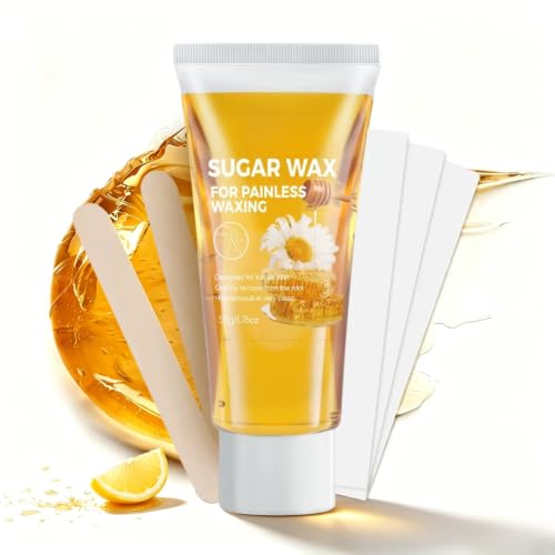 Sugar Wax Hair Removal Kit 50g -Removes Hair from Root Maintaining Smooth