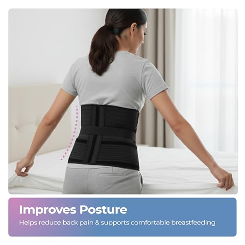 Image of Lifelong Abdominal Belt | Post Pregnancy & Maternity Belt for New Moms | Postpartum Support, Waist & Tummy Recovery, C-Section Adjustable Comfort Belt | Belt for Waist, Pelvis & Tummy Support (LLOPB15)