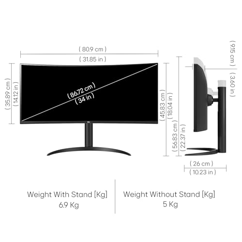 LG 34WR55QK 34-inch UltraWide WQHD Curved Monitor - Image 5