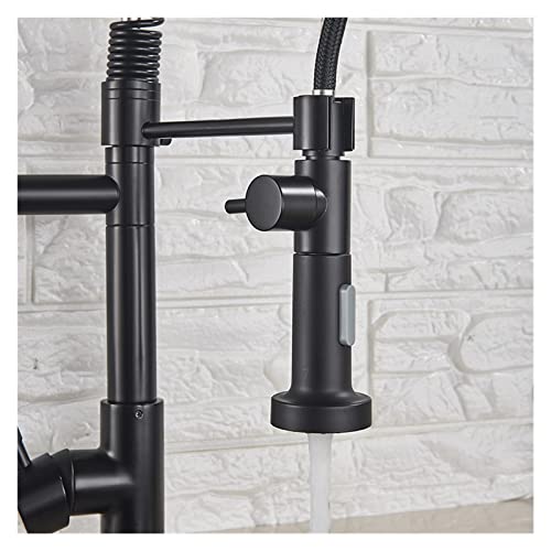 Mitigeur de cuisine eau chaude et froide orientable avec ressort en acier