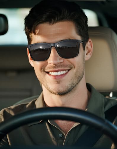 KALIYADI Mens-Sunglasses Polarized Sunglasses-Men Women: Classic Sun glasses with UV400 Protection for Driving Golf Fishing2