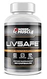 LivSafe (60 capsules) - Liver Protection Supplement - Protect, Cleanse & Detoxify Liver From Toxins, Chemicals & Contaminants - Vegetarian Safe Capsules