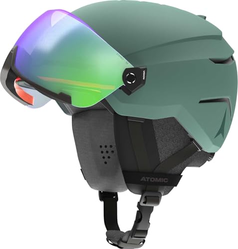 ATOMIC Savor Visor Stereo Skihelm mit Visier - Snowboard- & Ski-Helm mit Brille - 360° Fit System &...