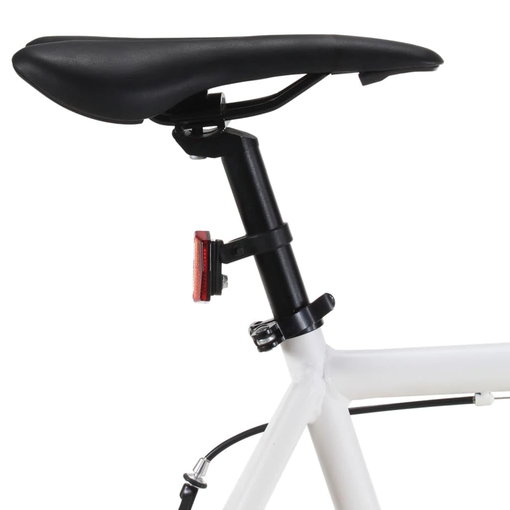 Bicicletta a scatto fisso bianco e blu 700c 55 cm biciclette
