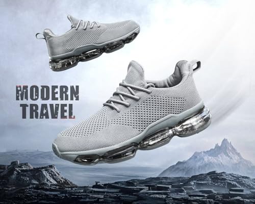 Image of Men's Air Running Shoes Non Slip Workout Casual Sport Shoes for Men Basketball Sneakers Fashion Tennis Sport Fitness Cross Trainers
