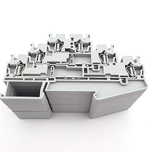 Bornes, Bornier Type de rail 2.5MM place Pull-arrière Type Linéaire Type de trois couches Terminal ignifuge pour un sertissage précis