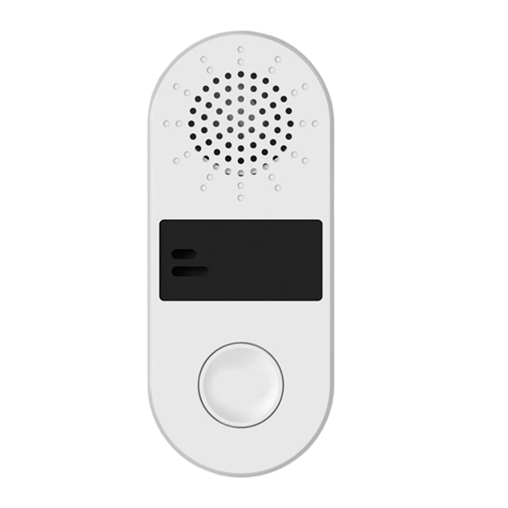 Jnchdghwa White Wifi Smart Sos Sound And Light Alarm 130Db Emergency Call App Remote Control Home Security Siren One-Button Design