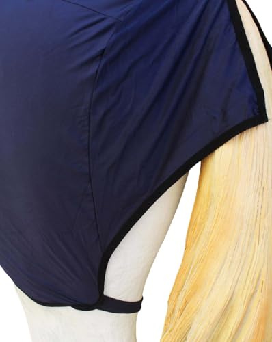 Image of L Horse Comfort Stretch Sleazy Full Body Sheet Neck Navy 521MW03NV