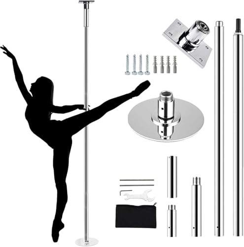 Barre de fitness commerciale rotative avec plaque fixe au plafond de 45 mm