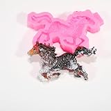 Angel Wings Horse Shape Resin Molds Lovely Animal Horse Silicone Mold Soap Mold Epoxy Craft Decoration Fondant Chocolate Mold