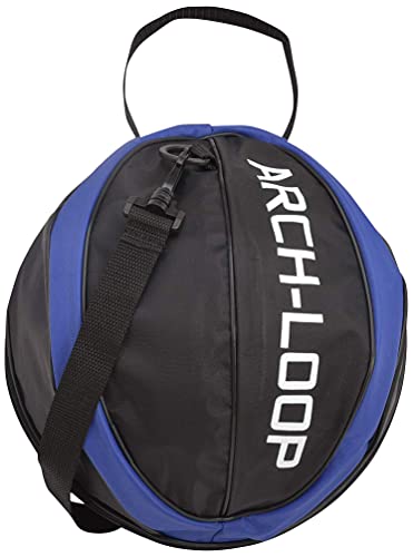 ARCH-LOOP Basketball Bag with Shoulder Strap (Black X Blue)