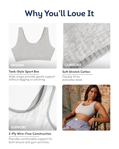 Image of Fruit of the Loom Women's Built Up Tank Style Sports Bra Value Pack