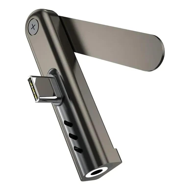 iCare Universal Stand & Holder Type-C Stand with 3.5mm Audio AUX Connector Converter | USB-C to 3.5mm Headphone Jack Holder Compatible with Android Smartphones, Tablets | Compact, Durable Design-image-25