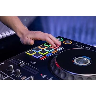 Pioneer DJ XDJ-AZ Professional 4-Deck All-in-One DJ System, 10.1-Inch Touchscreen, Built-in Wi-Fi, SonicLink Wireless Tech, Performance Pads & Beat FX XDJAZ