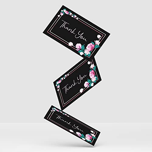 Image of Clickedin - 50 Pieces Thank You Greeting Card Tags for All Occasion