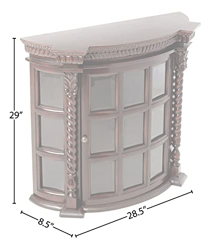 Design Toscano Display Cabinet - Cardington Square Manor - Wall Mounted Curio Cabinet #TOP6