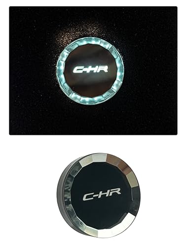 Haoshilianfa トヨタに適用 CHR 10/50系 クリスタル表面処理 エンジン スタートカバー スタートボタンカバー スイッチカバー スタートリング ストップカバー 水晶風専用設計内装パーツ 純正交換