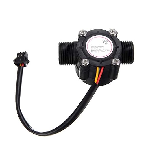 HiLetgo Water Flow Sensor G1/2" Water Flow Hall Sensor Switch 1-30L/min 1.75MPa Flow Meter Flowmeter Counter Water Flow Sensor | Ya disponible en tu tienda friki favorita! En mundofriki.es!