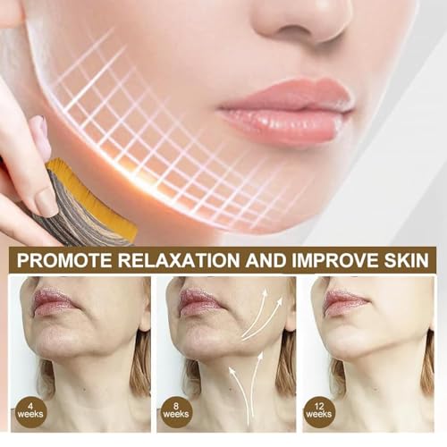 Image of 3PCS Lymphatic Contour Face Brush, Face Brush, Facial Brush, Body Brush Lymphatic Drainage, Bath Brush Natural Thick Bristles Exfoliates Dead Skin, Detoxifies, Improves Blood Circulation - Spa-Grade Dual Use Dry /Wet Brush