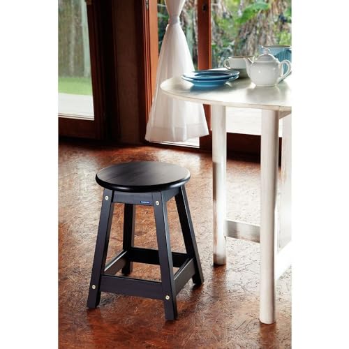 Banqueta Naturalle Collor Preta Baixa Tramontina