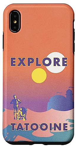 Coque iPhone XS Max Star Wars Explore Tatooine pour fans en voyage