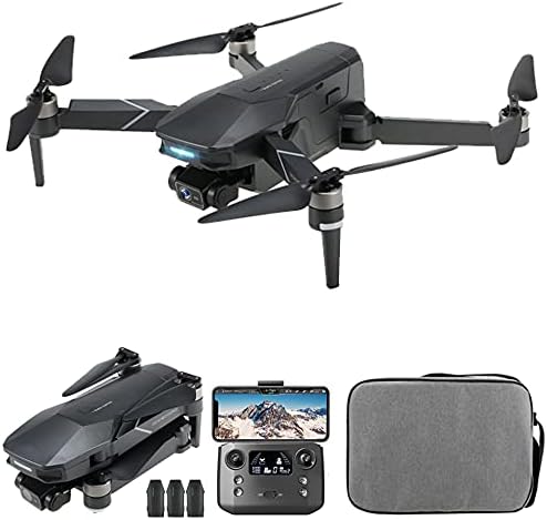GoolRC K3 GPS Drone with 2.7K HD Camera for Adults, 5G WiFi FPV Drone with 3-Axis Gimbal and Brushless Motor, RC Quadcopter with Auto Return Home, Follow Me, Waypoint Fly, Storage Bag and 3 Batteries