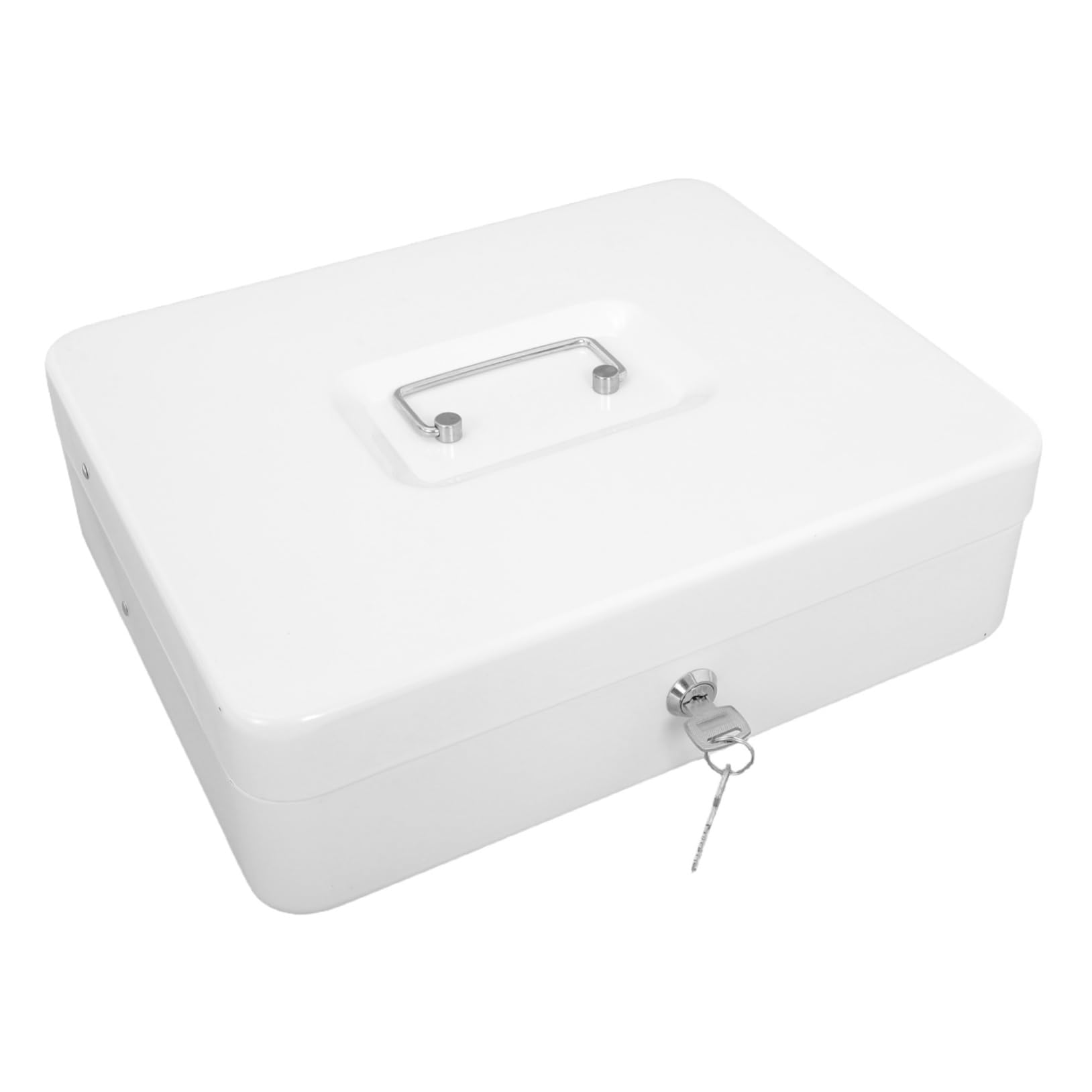 Caja De Caudales Con Llave De Metal Caja De Seguridad Para Dinero Organizador De Almacenamiento Seguro Con Cerradura Para Comercios Hostelería y Oficinas