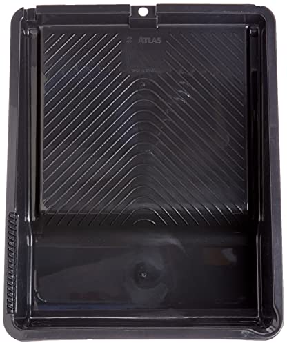 Pincéis Atlas 1523P Bandeja para Pintura de Plastico Preto 2, 7L