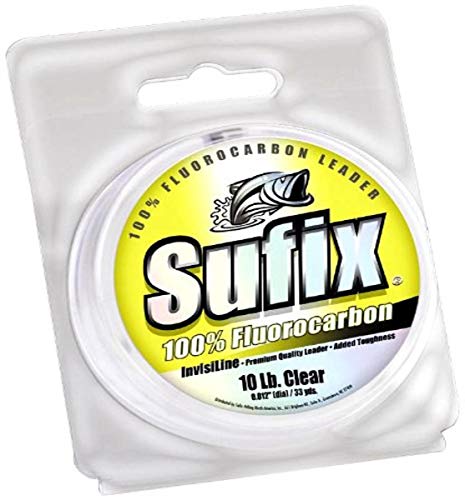 Sufix Invisiline Fl Leader 100 lb (Claro, 33 YD) miniatura 1
