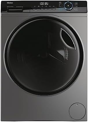Haier I-Pro Series 3 HWD80B14939S8-IB - Lavadora Secadora, Capacidad 8KG + 5KG, Motor Direct Motion, ABT, Función Vapor, Fin Diferido, Display Digital, 60CM de Ancho, 1400 RPM, 15 Programas, Antracita