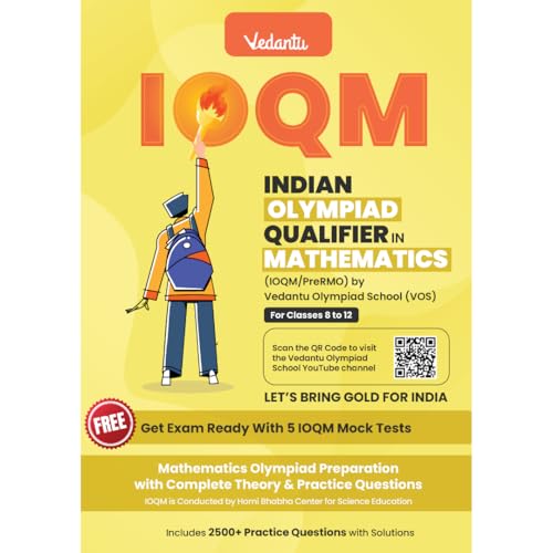 Image of Vedantu IOQM / Pre RMO Mathematics Book for Class 8-12 | Indian Olympiad Qualifier in Mathematics Guide | Topic-wise Theory, PYQs & 2500+ Solved Questions | 2025 Edition | Olympiad Prep Book