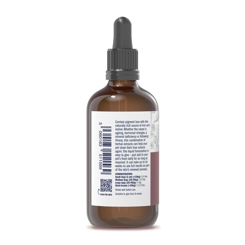 Elderberry & Nettle Extract for Dogs 100ml. Pure herbal extracts to enhance pigmentation - Image 3