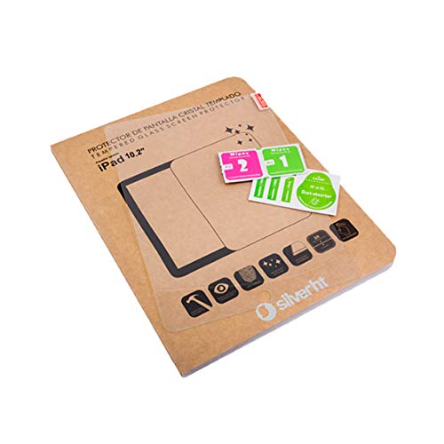Silver HT - Protector De Pantalla Silver Ht Cristal Templado para iPad 10,2''