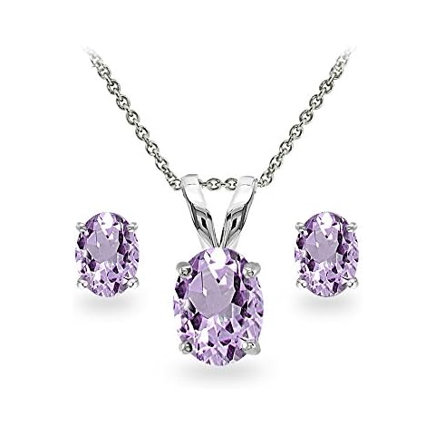 B. BRILLIANT Amethyst Necklace and Earrings Cover