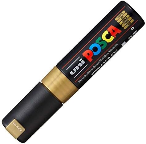 Posca Acrylic Paint Marker, Broad Chisel, Gold