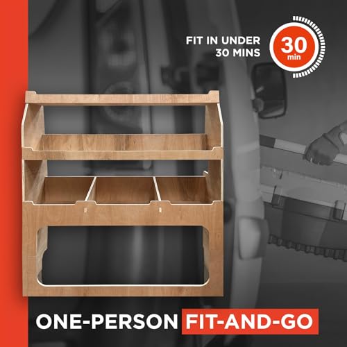 Van Racking fits Ford Transit Custom 2013-2024 (Short (L1) Wheelbase) Plywood Easy Self Assemble Tool Storage Shelving - Fitting Fixtures Included - (Both Sides) 9 Van Racking fits Ford Transit Custom 2013-2024 (Short (L1) Wheelbase) Plywood Easy Self Assemble Tool Storage Shelving - Fitting Fixtures Included - (Both Sides) - Image 9