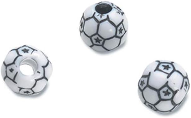 CraftKitsAndSupplies Soccer Ball Beads