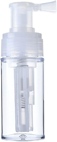 HSOMiD DRY - Botella pulverizadora en polvo, soplador de cosméticos de viaje en polvo, aplicador de fibra capilar recargable para peluquería, hogar,