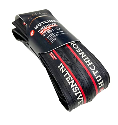 Hutchinson Intensive 2 Tube Type Black Red Lines Bike Tires, 700Cm X 23/25 #TOP2