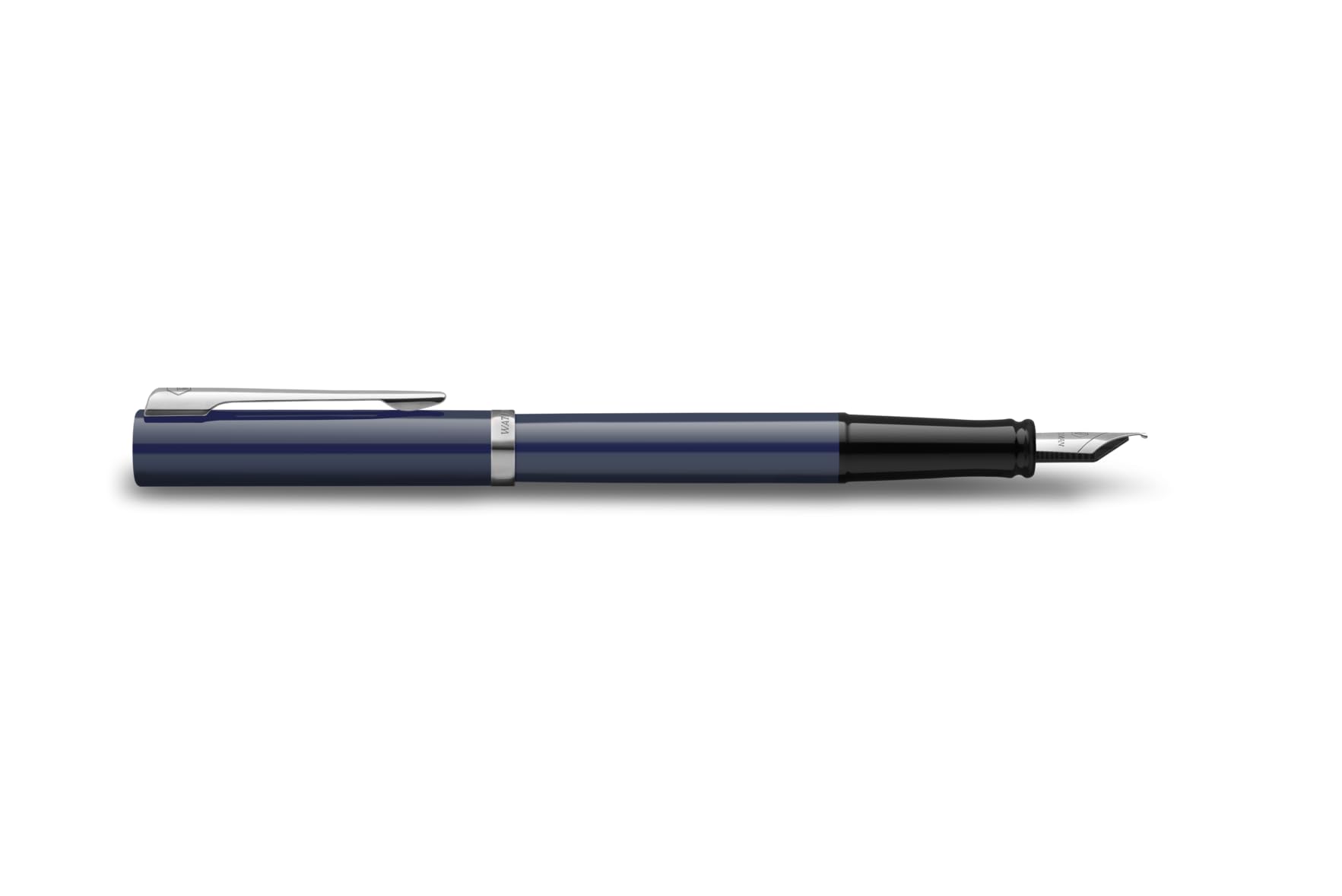 Waterman Impression Pluma estilográfica con grabado – Pluma estilográfica premium personalizada – Elegante bolígrafo de escritura regalo para hombres y mujeres – Tinta azul (Blue CT)
