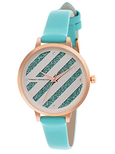 French Connection Analog Blue Dial Womens Watch-FCN00022D (B0B2K2FC4C) Amazon Price History, Amazon Price Tracker