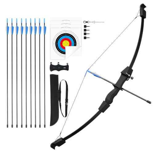 45' Bow and Arrow for Kids 8-12, Youth Recurve Bow Archery...