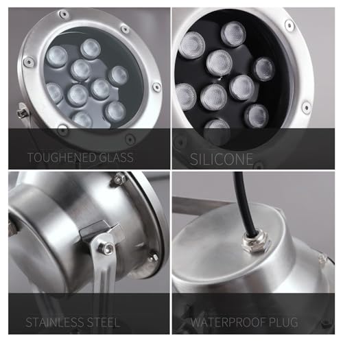 Éclairage submersible LED 12V projecteur encastré extérieur IP68