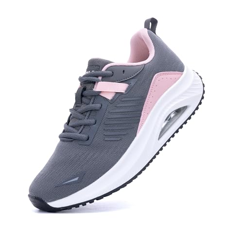 Image of Gyeice Women's Walking Shoes Arch Support Orthotic Breathable Tennis Sneakers for Plantar Fasciitis Pain Relief US 5.5-11