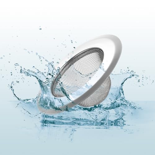 uxcell 2 piezas colador de acero inoxidable para fregadero de cocina miniatura 4