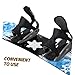 Toyvian Outdoor Snowboard - Sticker Snowflake Grip Decals for Skating Boards Easy Adhesion for Sports Family Fun and Daily Use